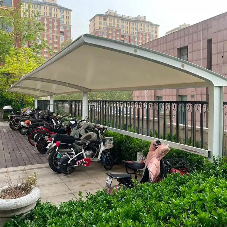 通河县膜结构电动车棚